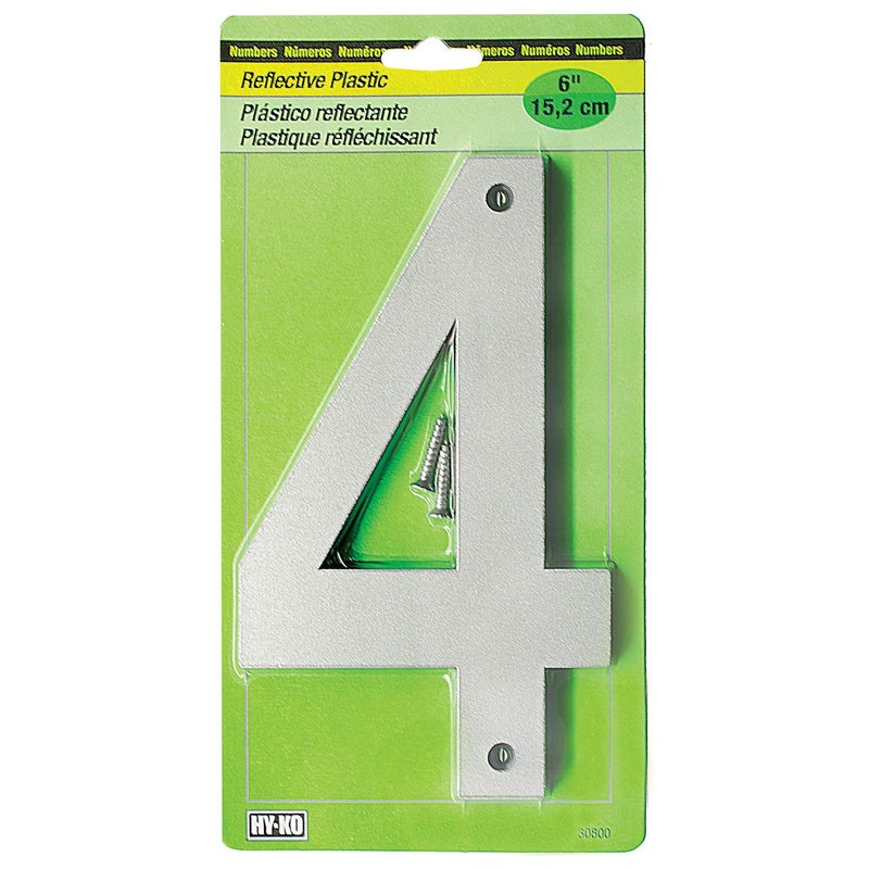HY-KO Products 30804 4 Numbers and Signs Accessories  6"" - Image 1